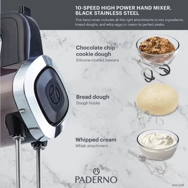 10-Speed High Power Hand Mixer