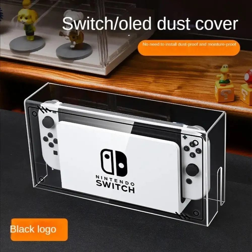 Acrylic Host Protective Dust Cover Shell Luminous Base Box for Nintendo Switch Oled