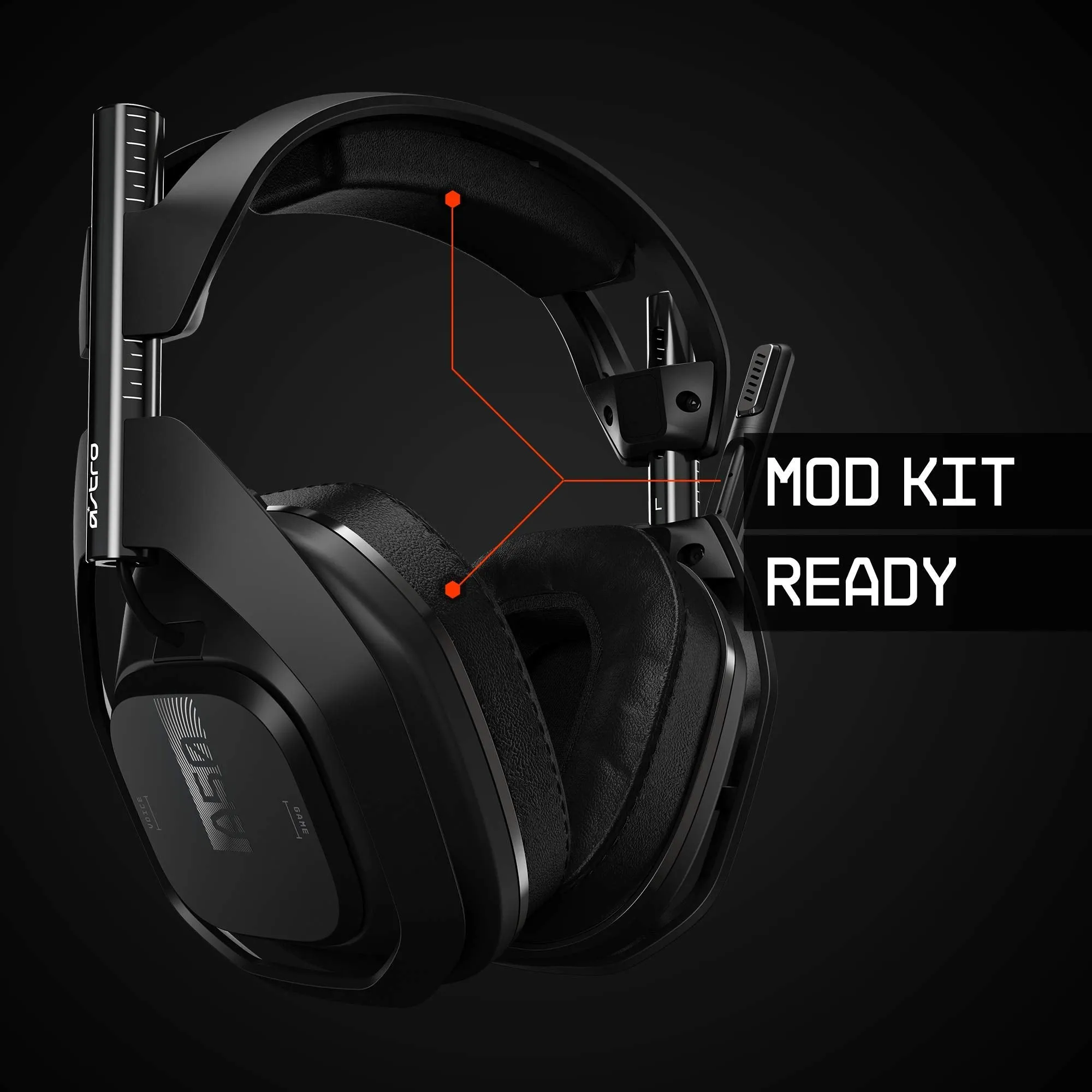 Astro Gaming 939-001673 ASTRO Gaming A50 Wireless   Base Station for Playstation 4 & PC - Black/Silver (2019 Version),