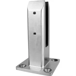 Balustrade Spigot Madrid Deluxe SS2205 Spigot With Base Plate & Domical Cover (suits 15mm to 17.52mm glass)