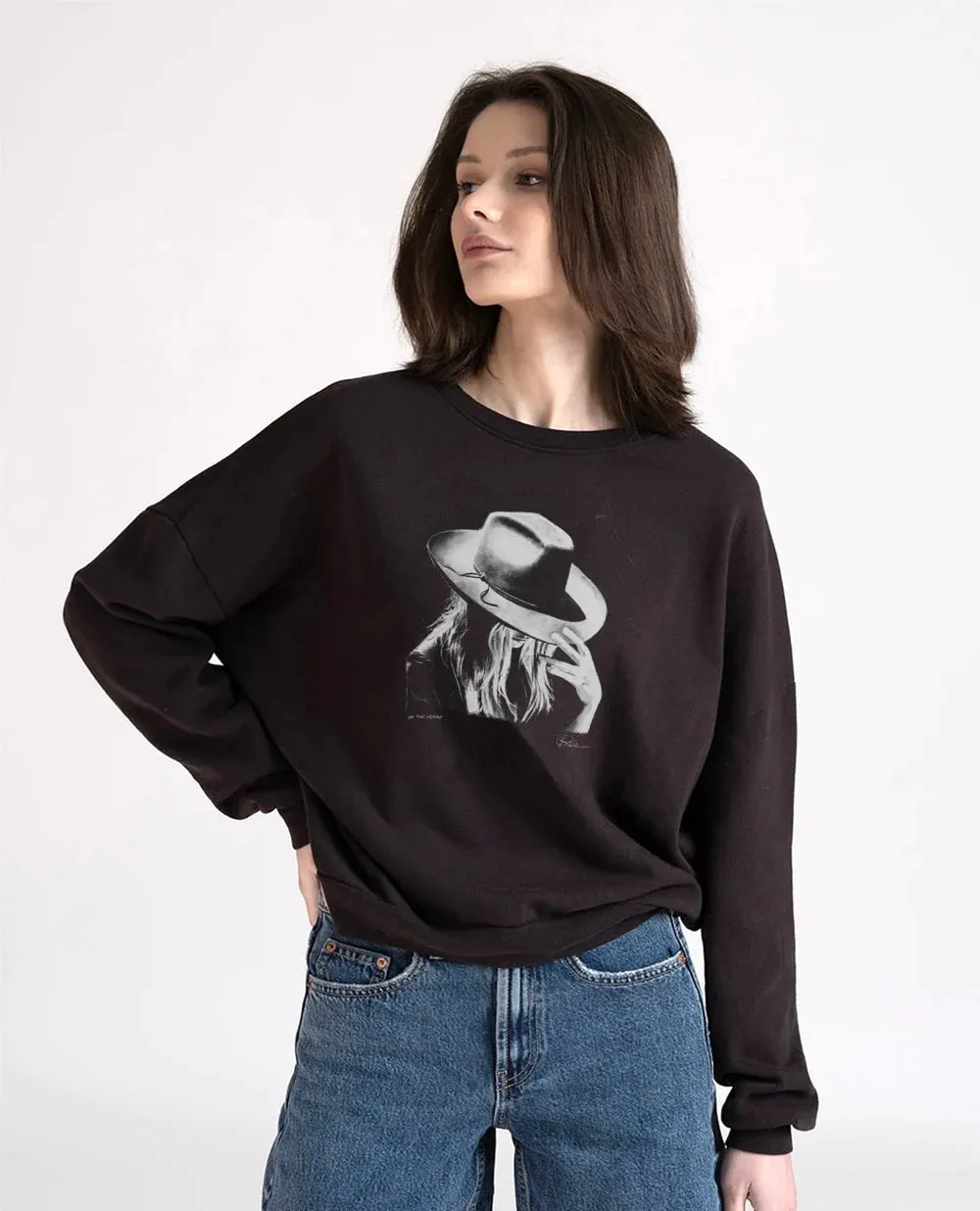 CPress Studio On the Verge Sweatshirt in Worn Black