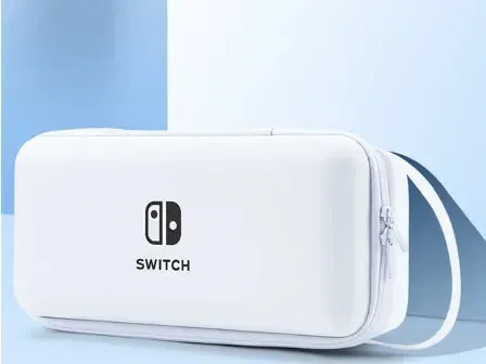 Data Frog Switch Oled Lite Handheld Storage Bag Nintendo Switch Portable Pu Carrying Case