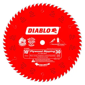 Diablo D1030X 10" x 30 Tooth Plywood Ripping Blade