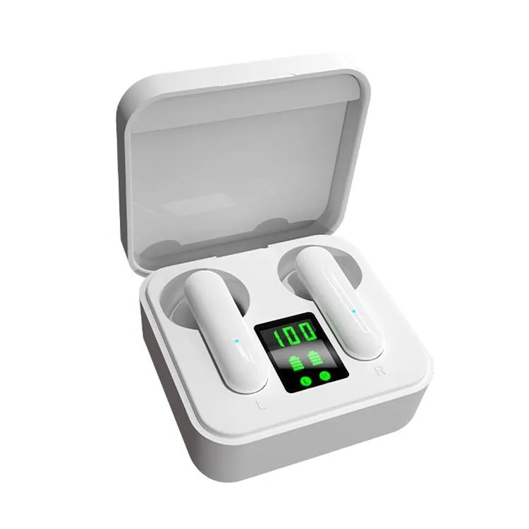 Digital Display Sports Bluetooth Earphones - Semi-in-ear - Ete-16 Tws