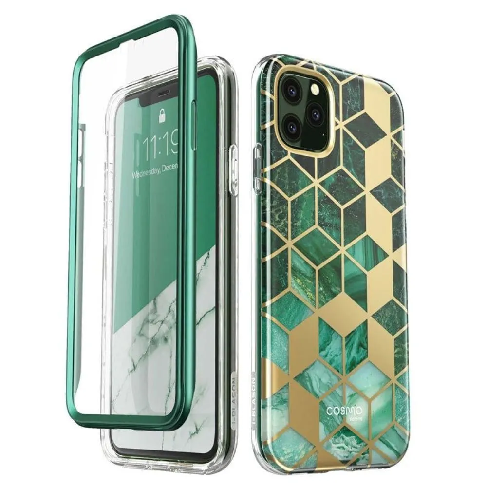 For Iphone 11 Pro Case with Built-in Screen Protector Cosmo Full Shinning Glitter