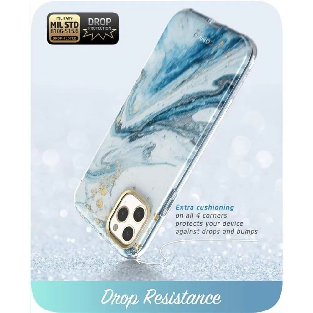 For Iphone 11 Pro Case with Built-in Screen Protector Cosmo Full Shinning Glitter