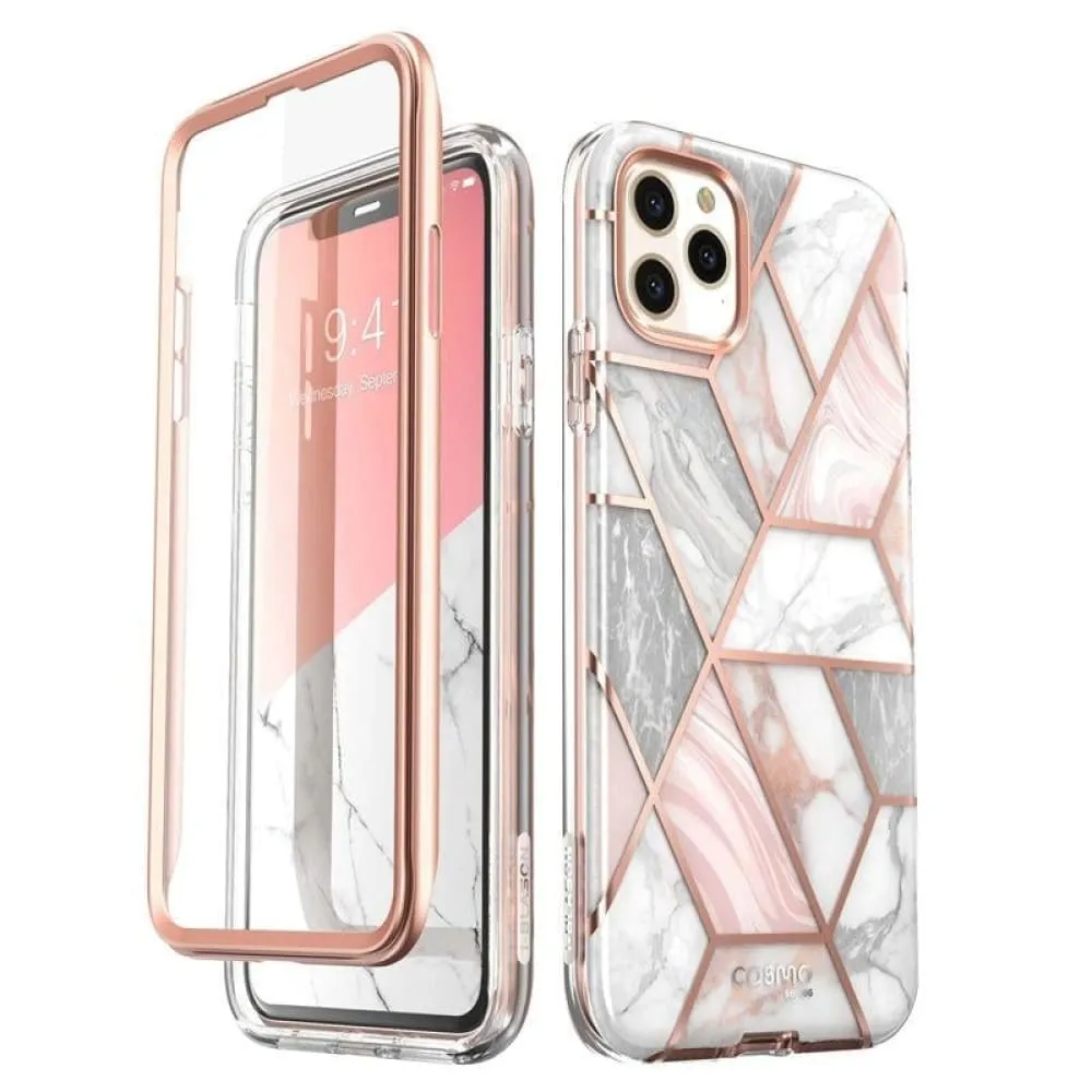 For Iphone 11 Pro Case with Built-in Screen Protector Cosmo Full Shinning Glitter