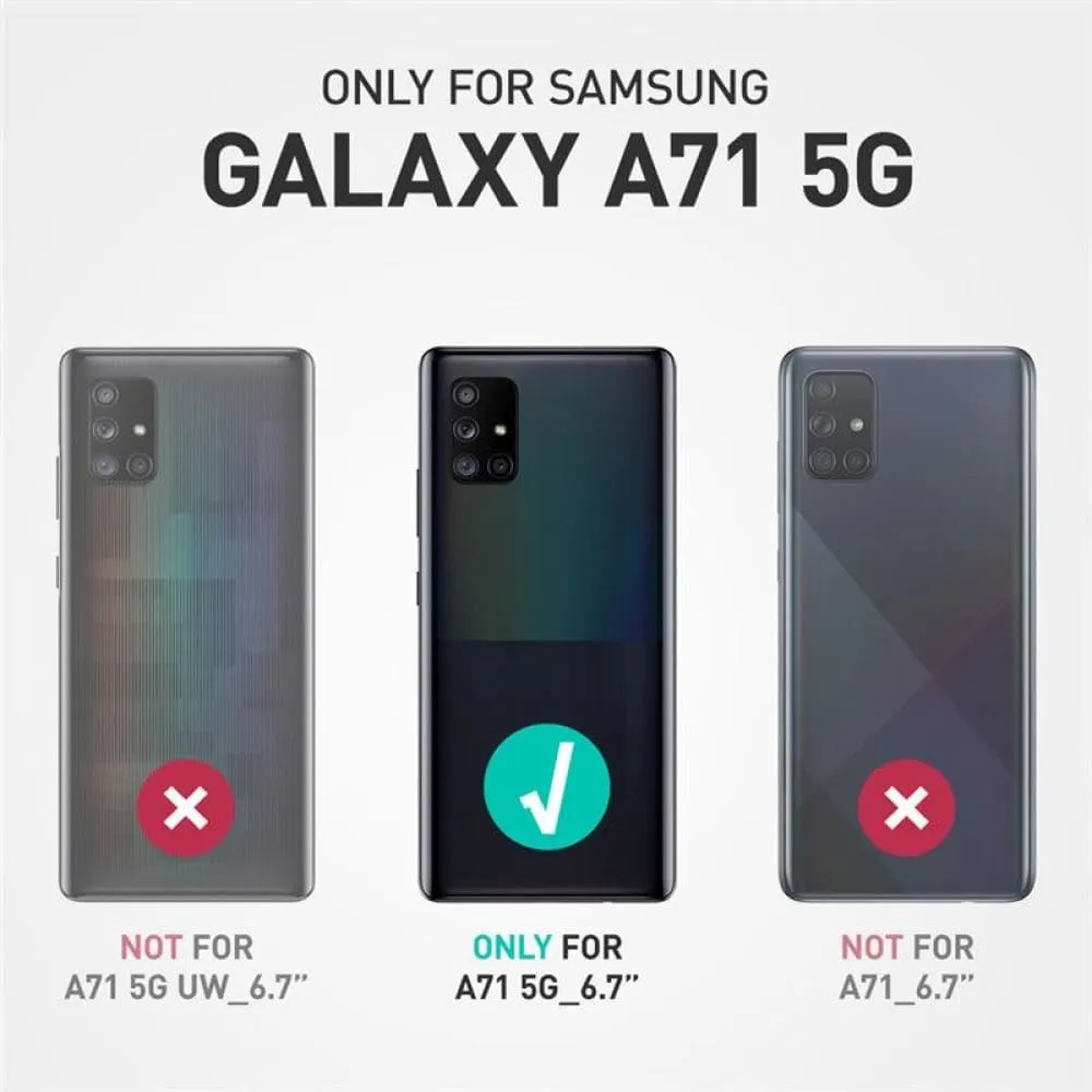 For Samsung Galaxy A71 5g Case with Built-in Screen Protector