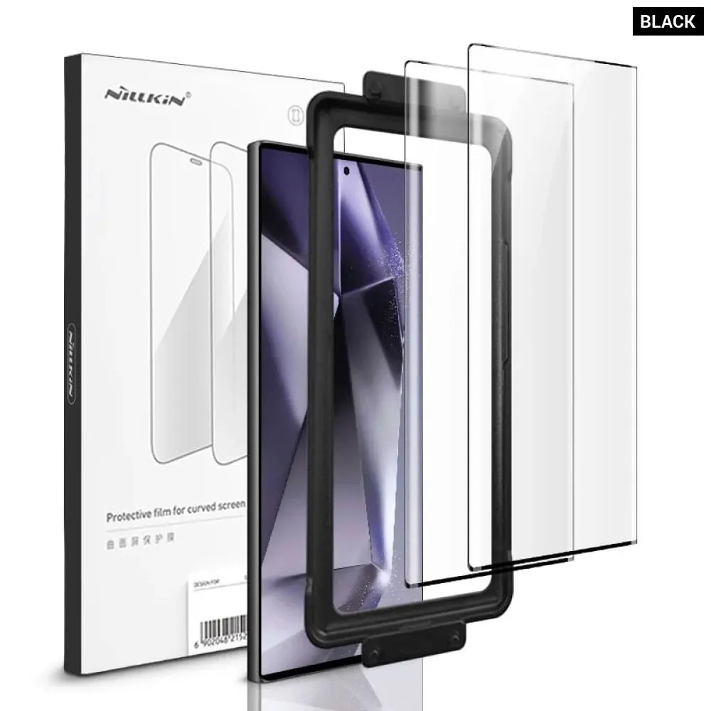 For Samsung Galaxy S23 / S22 / S24 Ultra 2pcs Full Glue Full Cover Soft Film Screen Protector with Tool