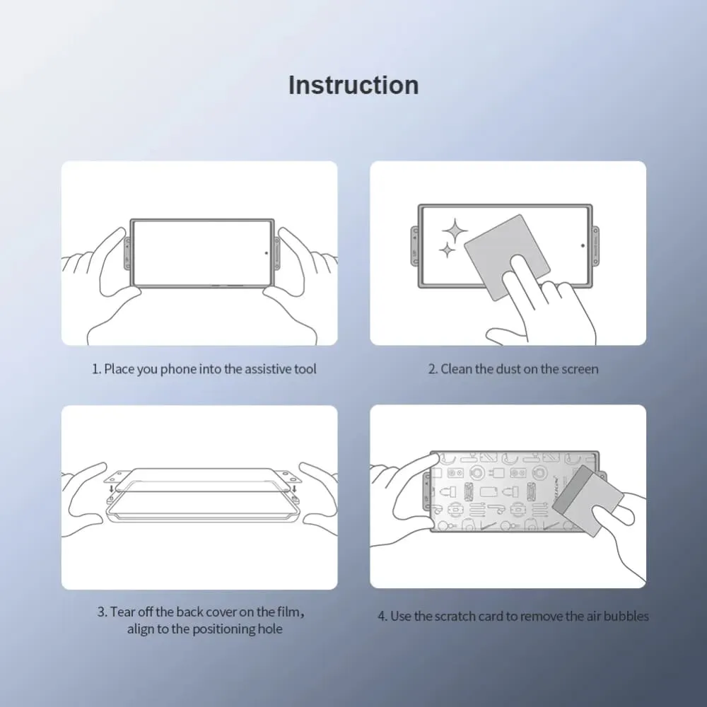 For Samsung Galaxy S23 / S22 / S24 Ultra 2pcs Full Glue Full Cover Soft Film Screen Protector with Tool