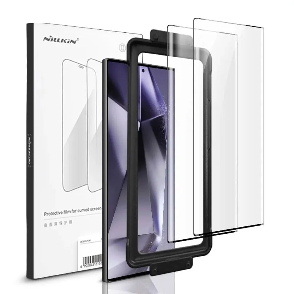 For Samsung Galaxy S23 / S22 / S24 Ultra 2pcs Full Glue Full Cover Soft Film Screen Protector with Tool