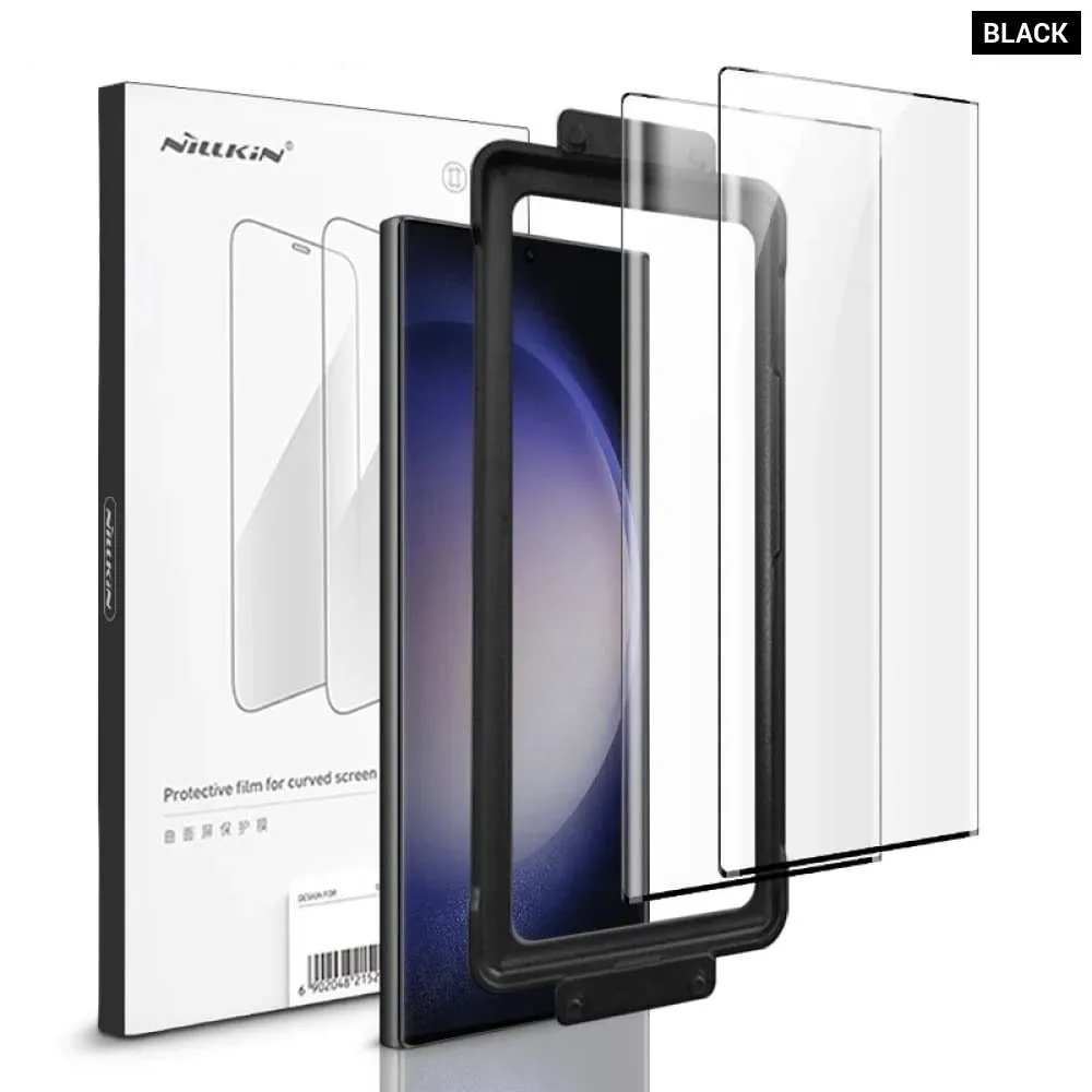 For Samsung Galaxy S24 / S24  2pcs Full Glue Ultra Full Cover Soft Film Screen Protector with Tool