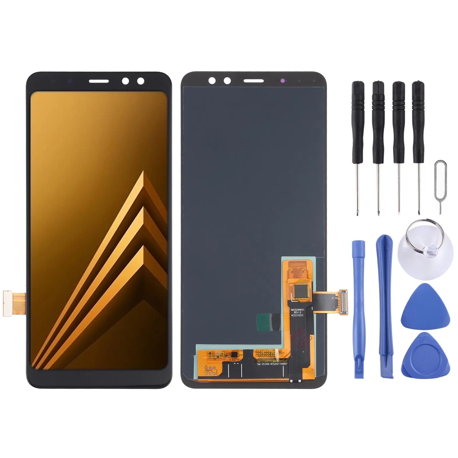 Full Assembly Oled Lcd Screen for Samsung Galaxy A8 / A5 2018 with Digitizer