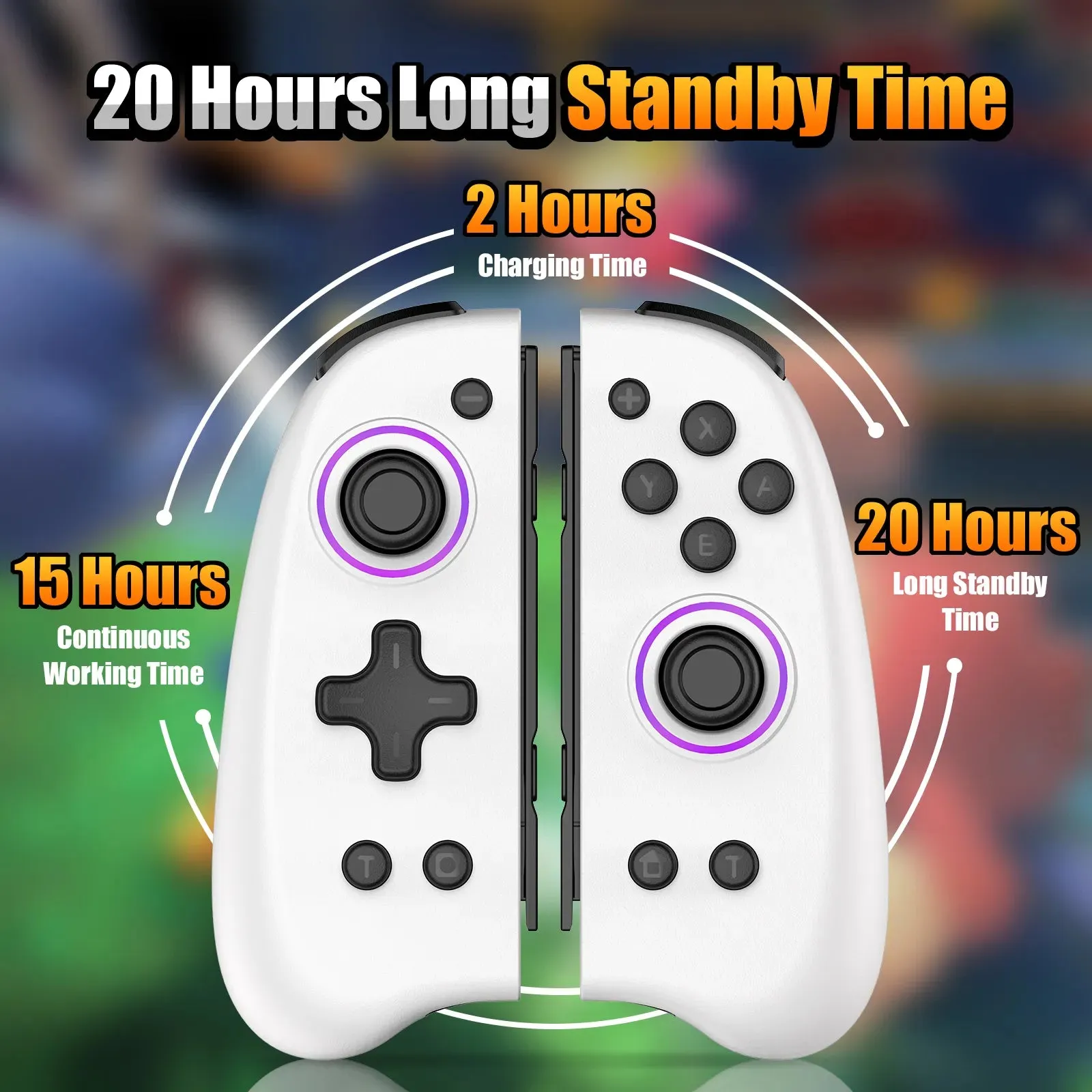 Genius Joypad Auto Fire Wake Up Function Compatible Nintendo Switch/lite/oled