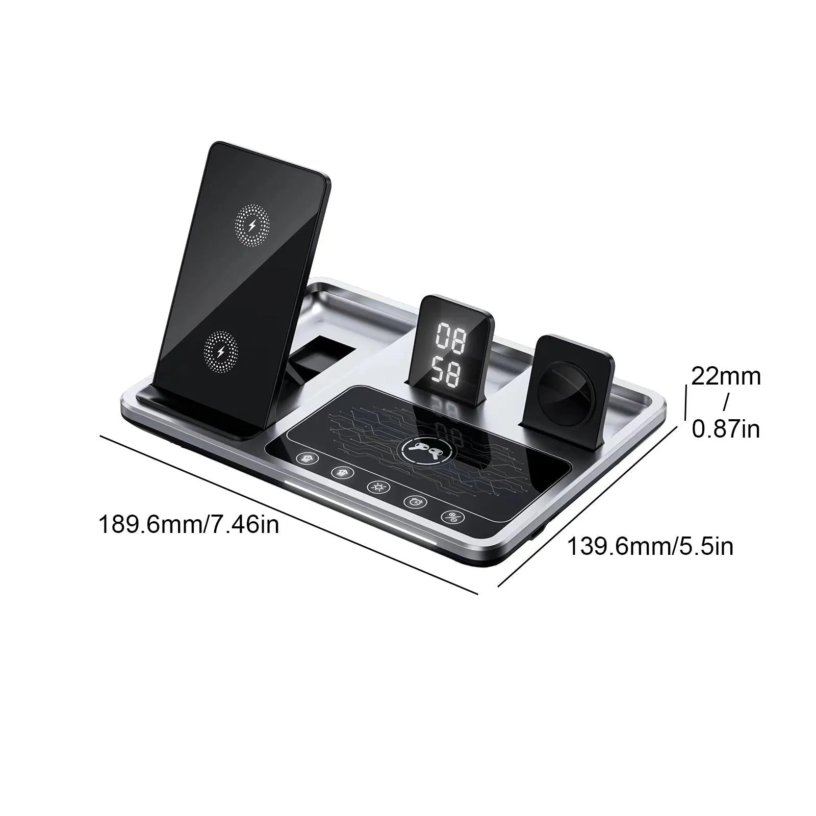 GREEN LION 4 IN 1 WIRELESS CHARGING STATION