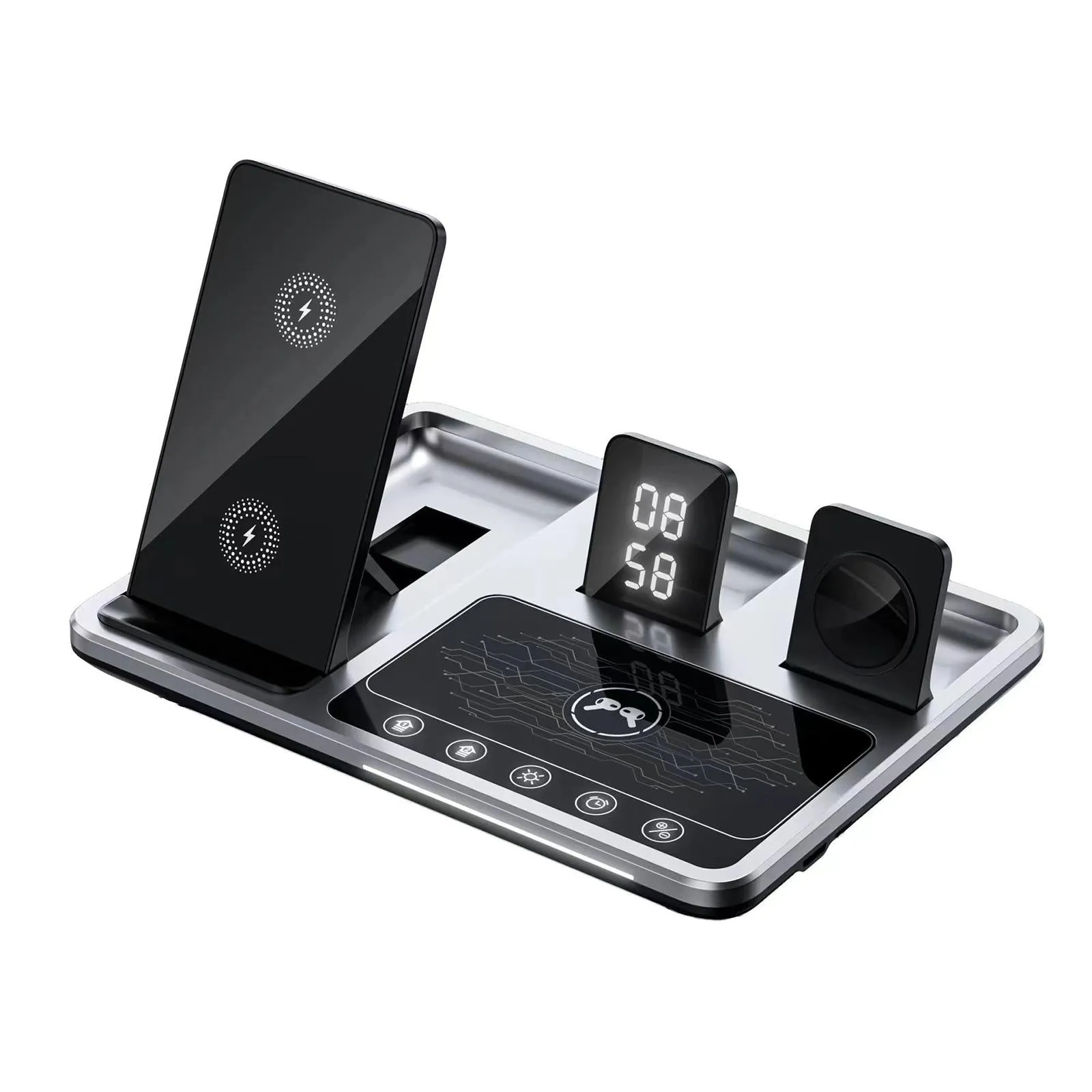 GREEN LION 4 IN 1 WIRELESS CHARGING STATION