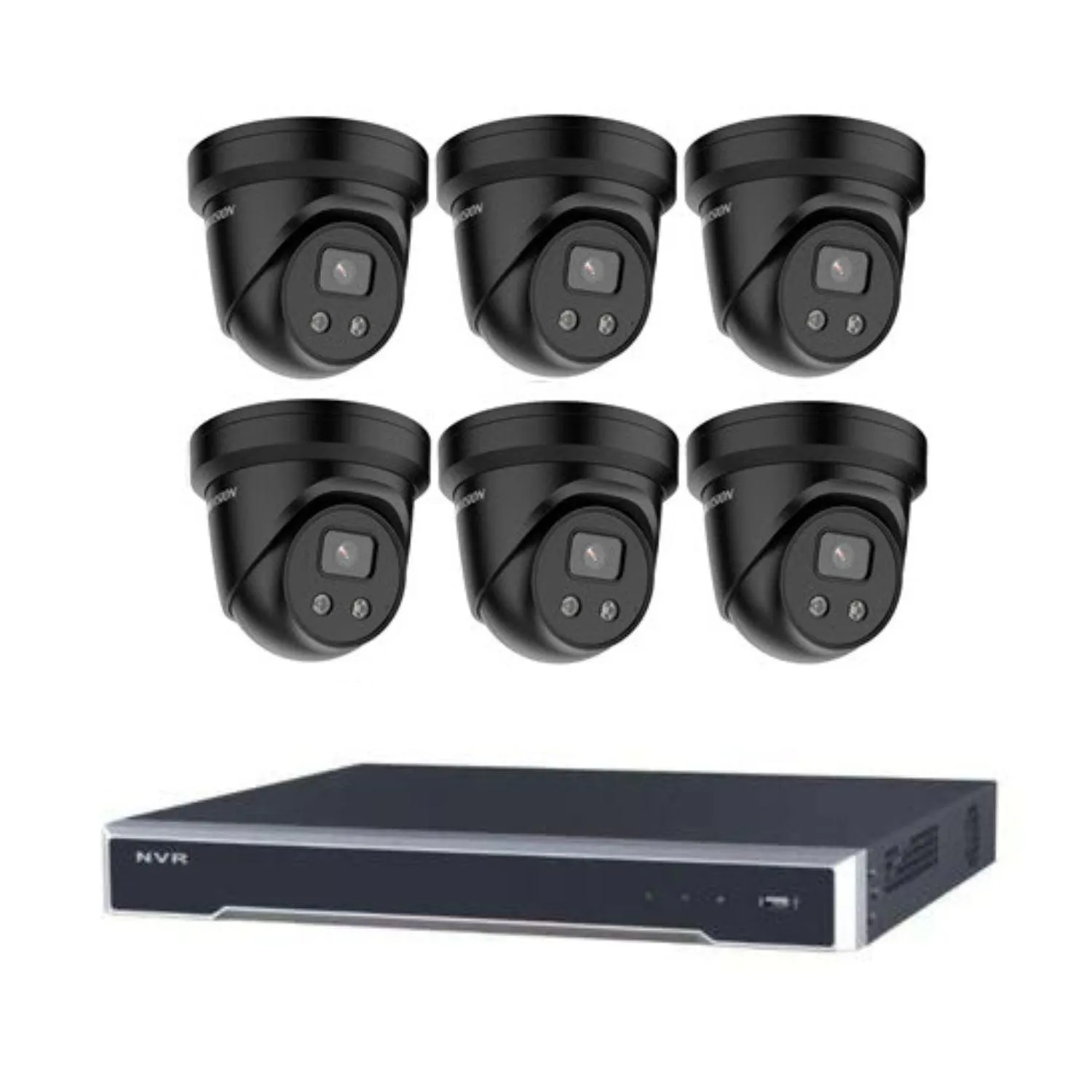 Hikvision CCTV Kit, AcuSense, 6 x 8MP Turret, 8CH NVR with 4TB HDD