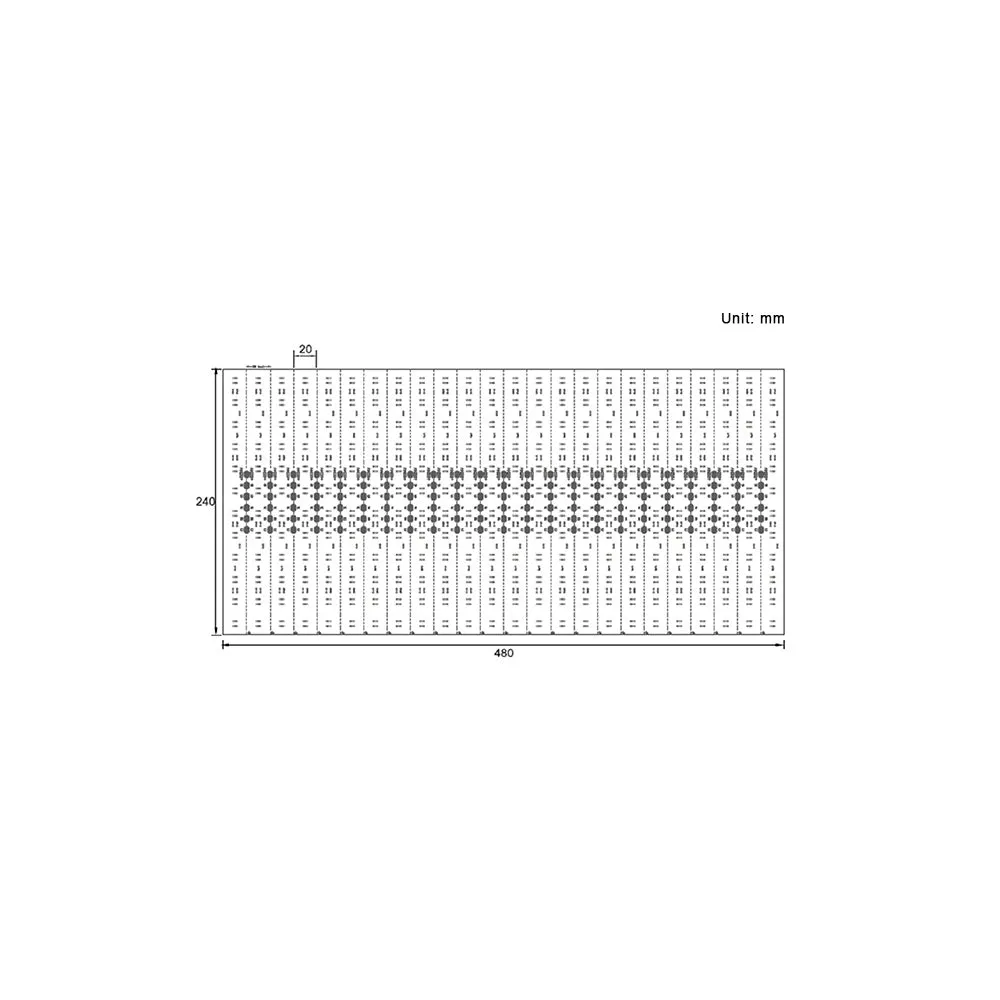 LED RGBCW-WW Flex Grid Light Sheet