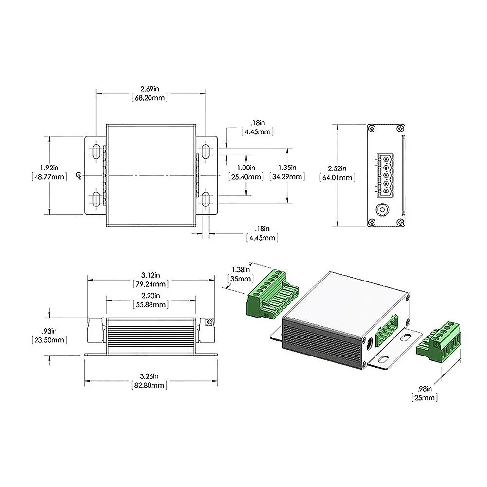 LED RGBW Data Signal Repeater 4-Channels