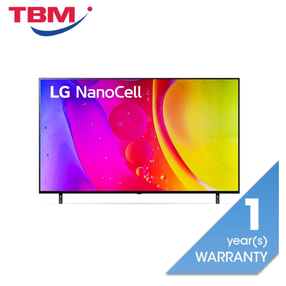 LG 55NANO80SQA 55" 4K Smart NanoCell Tv