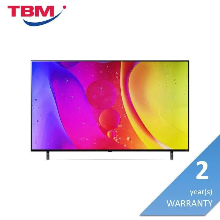 LG 55NANO80SQA 55" 4K Smart NanoCell Tv