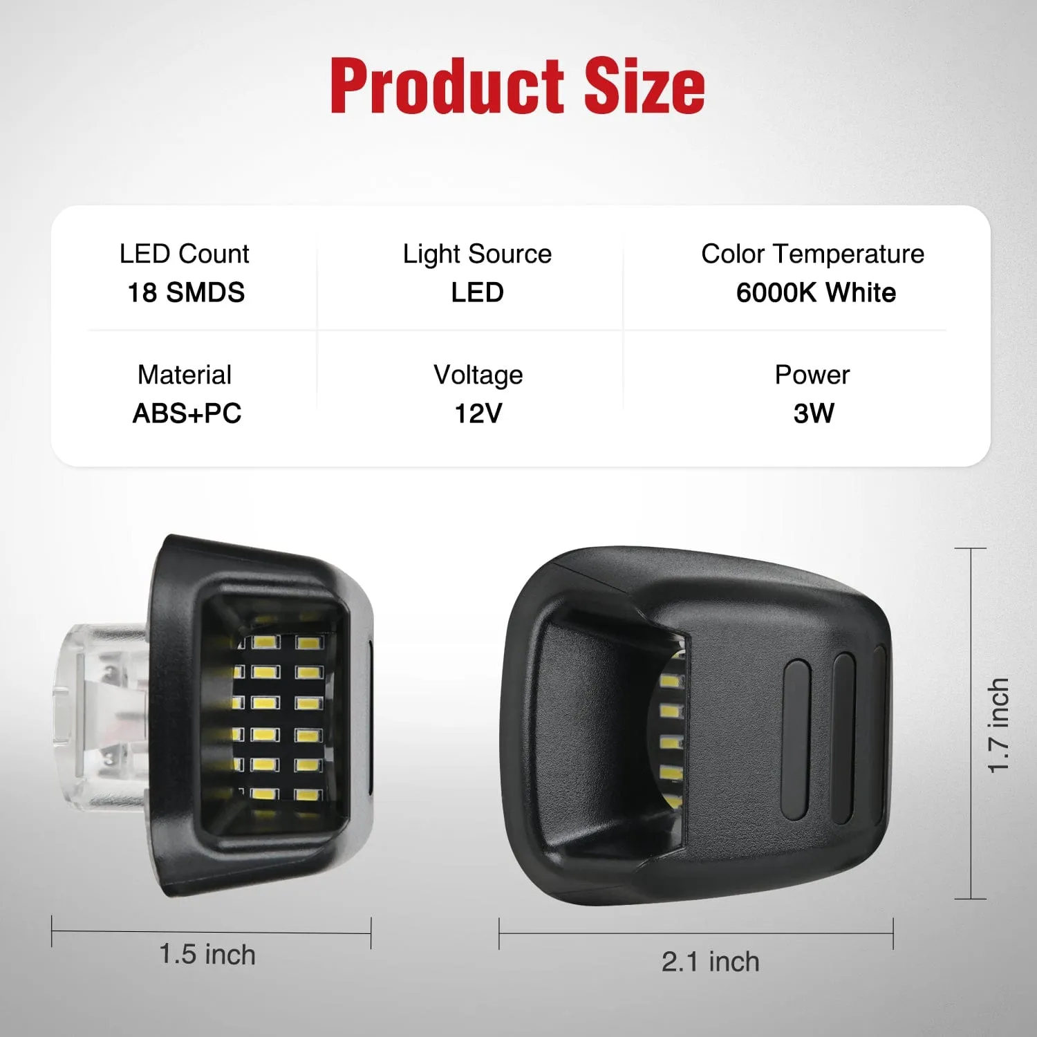 License Plate Lights Compatible with 2007 2008 2009 2010 2011 2012 2013 2014 2015 2016 2017 2018 2019 2020 2021 Nissan Frontier Navara D40 2007-2015 Titan Armada Xterra Red OLED Neon Tube