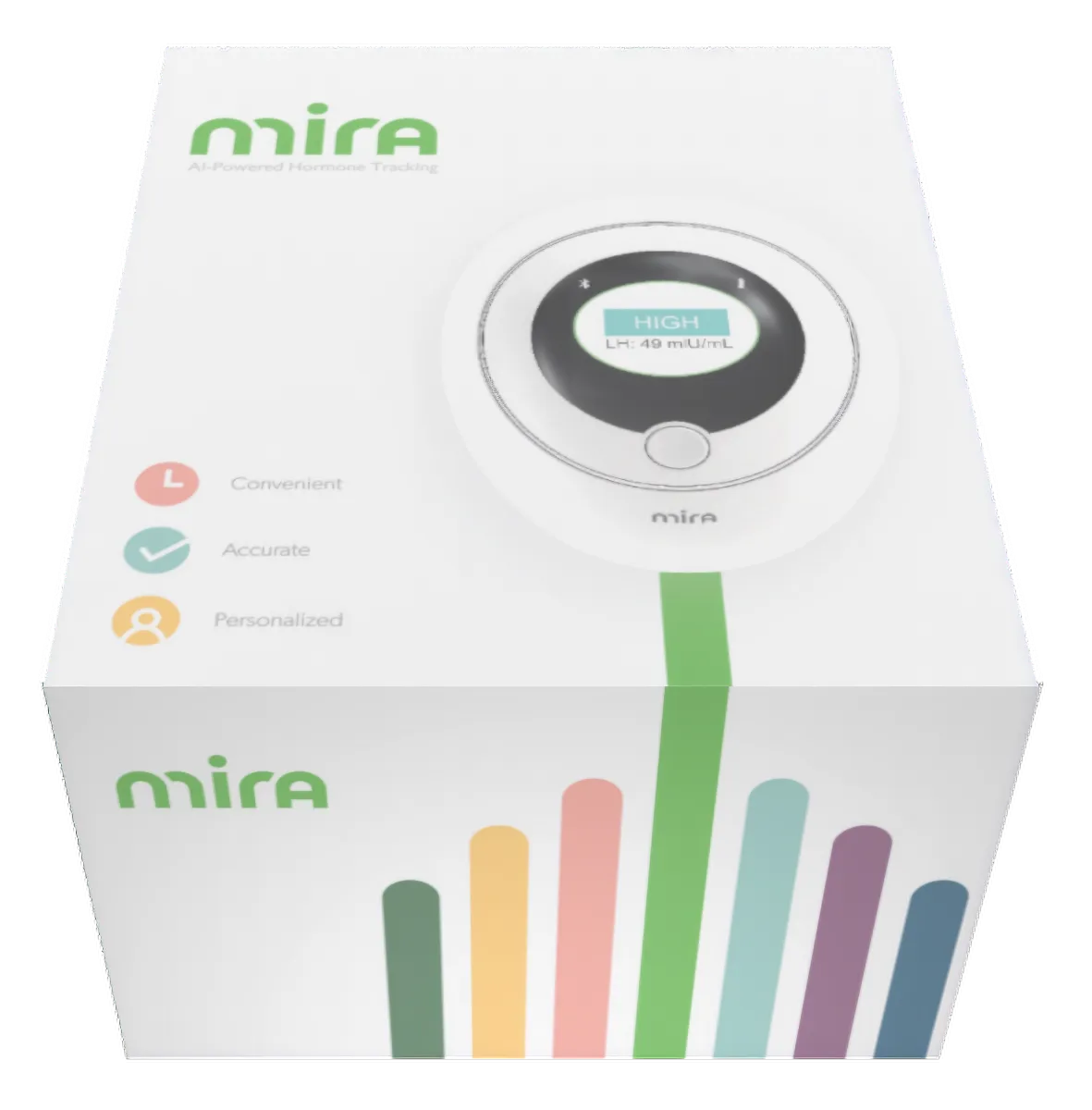 Mira Fertility Tracking Monitor Kit with 10 Ovulation Test Wands and Connected App, Patented Smart System Predicts Ovulation with Actual LH Hormone Concentrations