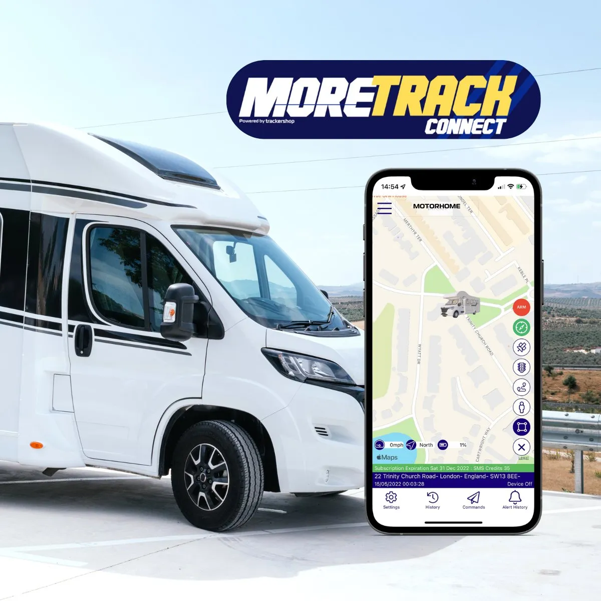 MoreTrack Motorhome Vehicle Tracker