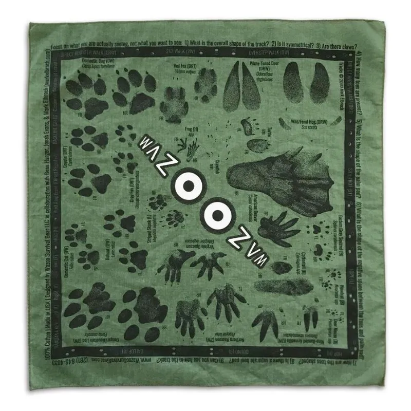 Tracking Bandana by Wazoo Survival Gear