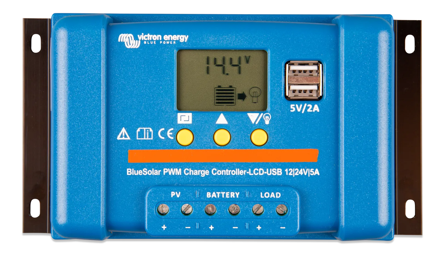 VICTRON BLUESOLAR PWM LCD-USB 12/24V-5A CHARGE CONTROLLER