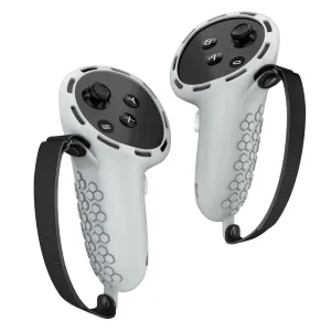 VR Touch Controllers Covers Protector Accessories Compatible with Meta Quest 3 Grey